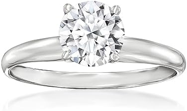 Ross-Simons 1.00 Carat Lab-Grown Diamond Solitaire Ring in 14kt White Gold