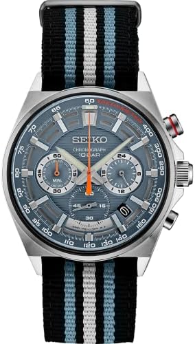 SEIKO SSB347 Watch for Men - Essentials - Quartz Chronograph, Tachymeter